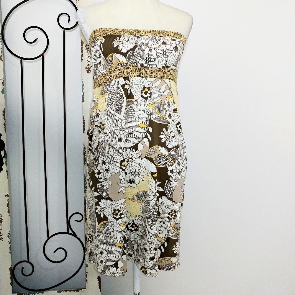 Loft strapless dress small